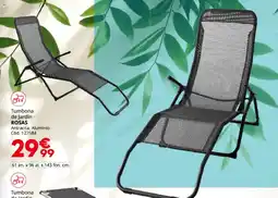 Conforama ROSAS Tumbona de Jardín oferta