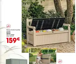 Conforama EDEN Banco Arcón Auxiliar Jardín oferta