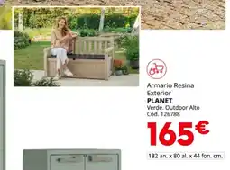 Conforama PLANET Armario Resina Exterior oferta