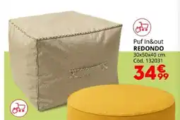 Conforama REDONDO Puf In&out oferta