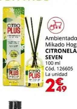 Conforama CITRONELA SEVEN Ambientador Mikado Hogar oferta