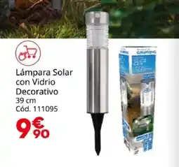 Conforama Lámpara Solar con Vidrio Decorativo oferta
