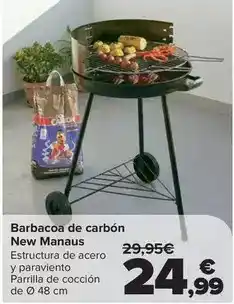 Carrefour Market Barbacoa de carbón new manaus oferta