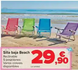 Carrefour Market Silla baja beach oferta