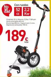 Mi Bricolaje Desbrozadora de gasolina con ruedas oferta