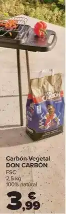 Carrefour Market Carbón vegetal fsc oferta