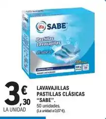 E.Leclerc Sabe - lavavajillas pastillas clasicas oferta