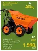 Mi Bricolaje Takuma - carretilla dumper de gasolina oferta