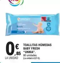 E.Leclerc Ifa unnia - toallitas humedas baby fresh oferta