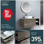 Mi Bricolaje Mueble de baño suspendido + espejo led oferta