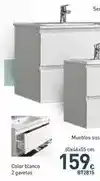 Muebles de baño serie estela color blanco