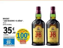 E.Leclerc J&b - whisky reserve 15 anos oferta