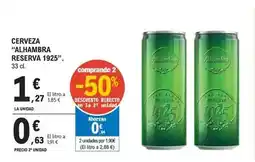 E.Leclerc Alhambra - cerveza reserva 1925 oferta