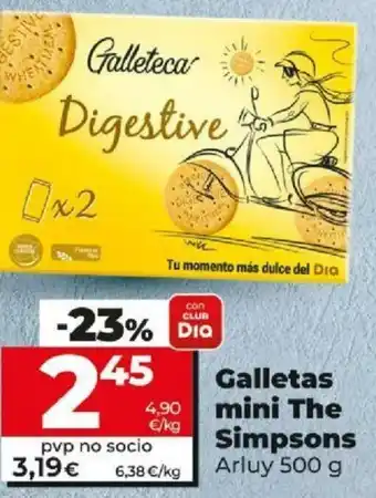 Dia Galletas mini The Simpson 500g oferta