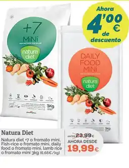 Supermercados MAS NATURA DIET oferta