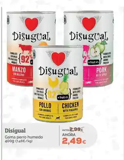Supermercados MAS DISIGUAL Gama perro humedo oferta