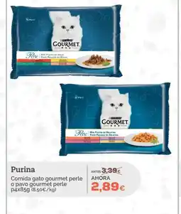Supermercados MAS PURINA Comida gato gourmet perle o pavo gourmet perle oferta