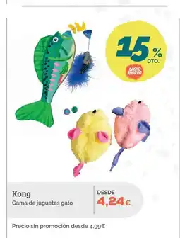 Supermercados MAS Kong Gama de juguetes gato oferta