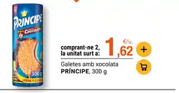 BonpreuEsclat PRINCIPE Galetes amb xocolata oferta