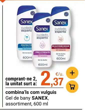 SANEX Gel de bany assortiment