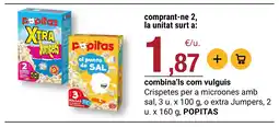 BonpreuEsclat POPITAS Crispetes per a microones amb oferta