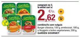BonpreuEsclat GARDEN GOURMET Burger clàssica, arrebossat o Nuggets o boles vegetarianes oferta