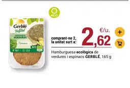BonpreuEsclat GERBLÉ Hamburguesa ecològica de verdures i espinacs oferta
