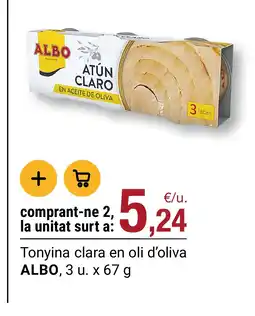 BonpreuEsclat ALBO Tonyina clara en oli d'olival oferta