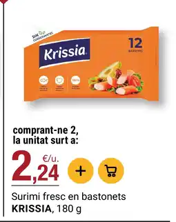 BonpreuEsclat KRISSIA Surimi fresc en bastonets oferta