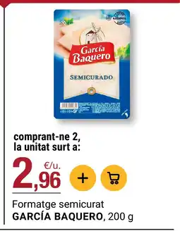 BonpreuEsclat GARCÍA BAQUERO Formatge semicurat oferta