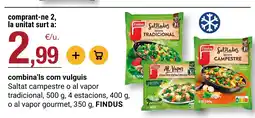 BonpreuEsclat FINDUS Saltat campestre o al vapor tradicional, 4 estacions, o al vapor gourmet oferta