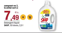 BonpreuEsclat SKIP Detergent líquid 53 dosis oferta