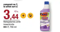 BonpreuEsclat KH-7 Netejaterres amb insecticida oferta