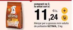 BonpreuEsclat ULTIMA Menjar per a gossos mini adults de pollastre oferta