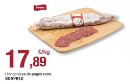 BonpreuEsclat BONPREU Llonganissa de pagès extra oferta