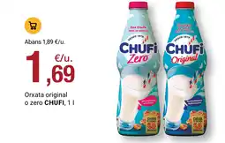 BonpreuEsclat CHUFI Orxata original o zero oferta