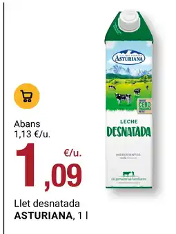 BonpreuEsclat ASTURIANA Llet desnatada oferta