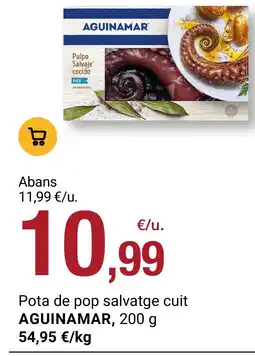 BonpreuEsclat AGUINAMAR Pota de pop salvatge cuit oferta