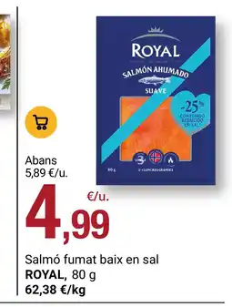 BonpreuEsclat ROYAL Salmó fumat baix en sal oferta