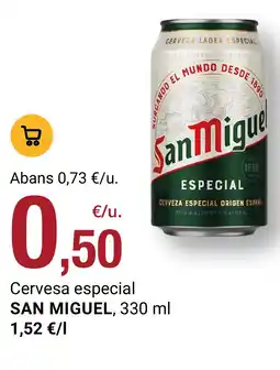 BonpreuEsclat SAN mIGUEL Cervesa especial oferta