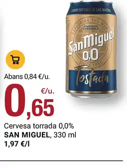 BonpreuEsclat SAN MIGUEL Cervesa torrada 0,0% oferta
