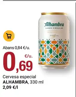 BonpreuEsclat ALHAMBRA, Cervesa especial oferta