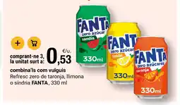 BonpreuEsclat FANTA Refresc zero de taronja, llimona o síndria oferta