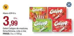 BonpreuEsclat FRIGO Gelat Calippo de maduixa, Ilima-llimona, cola o mix oferta