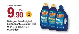 BonpreuEsclat WIPP Detergent líquid original, higiene i antiolors o net i llis oferta