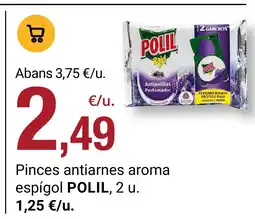 BonpreuEsclat POLIL Pinces antiarnes aroma espígol oferta