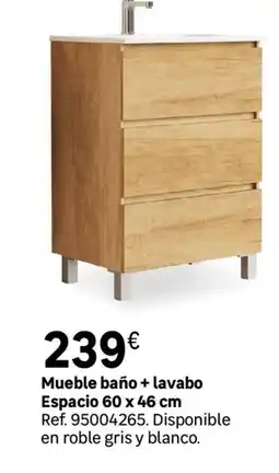 Leroy Merlin Mueble baño + lavabo Espacio oferta
