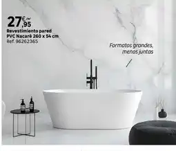 Leroy Merlin Revestimiento pared PVC Nacaré oferta