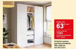 Leroy Merlin Armario Lucerna puertas correderas oferta