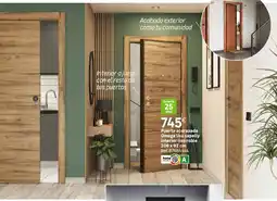 Leroy Merlin Puerta acorazada Omega liso sapelly interior liso roble oferta